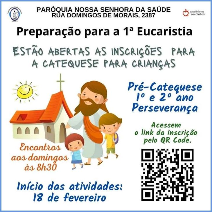 Preparação para a Primeira Eucaristia – Catequese para as crianças
