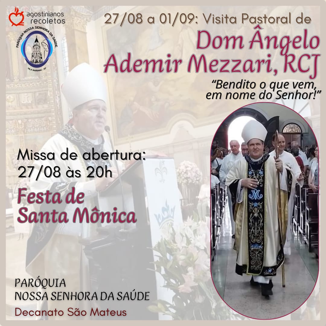 Visita Pastoral de Dom Ângelo Ademir Mezzari, RCJ