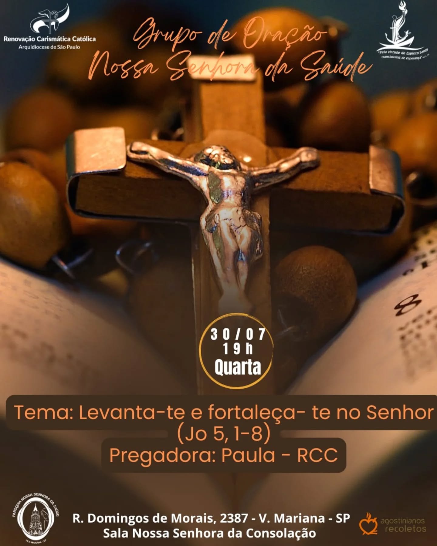 Grupo de oração Nossa Senhora da Saúde – Retornamos hoje!
