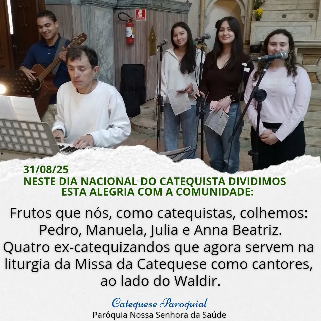 Comemorou-se,  em 31 de agosto, o Dia Nacional do Catequista