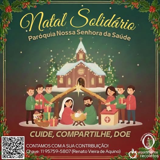 Natal Solidário na Paróquia Nossa Senhora da Saúde