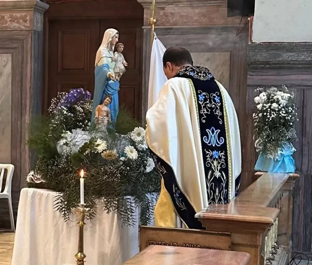 Missa em honra a Nossa Senhora da Saúde, dia 15 de abril, quarta-feira