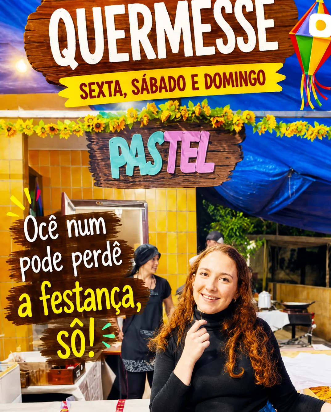 Arraiá na Nossa Senhora da Saúde! Quermesse sexta, sábado e domingo!