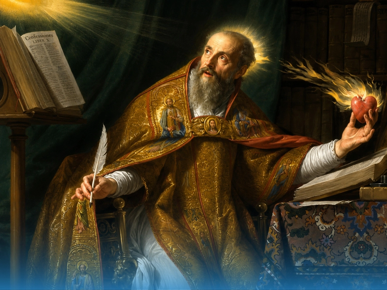 Santo Agostinho, bispo de Hipona, doutor da Igreja e fundador