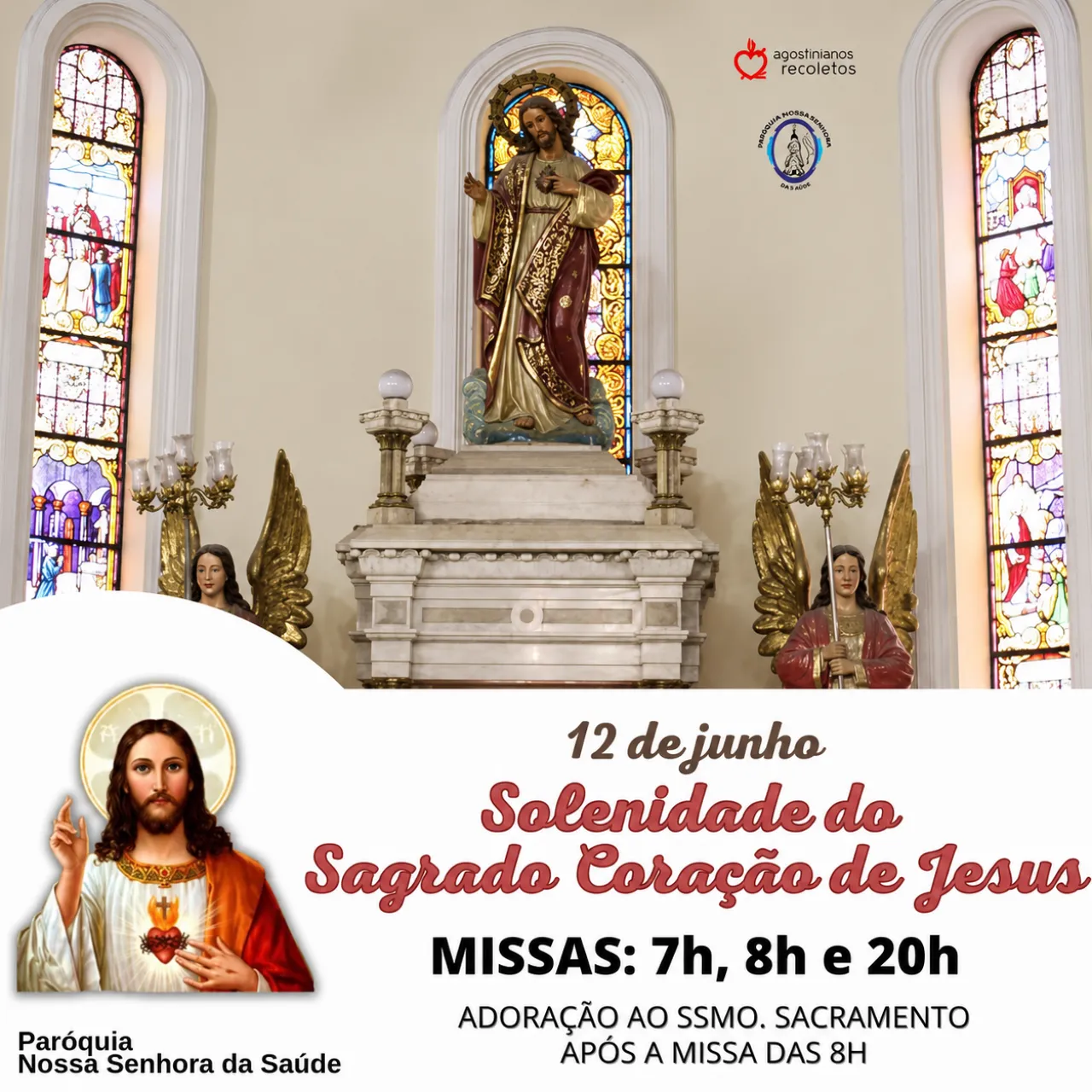 12 de junho: Solenidade do Sagrado Coração de Jesus