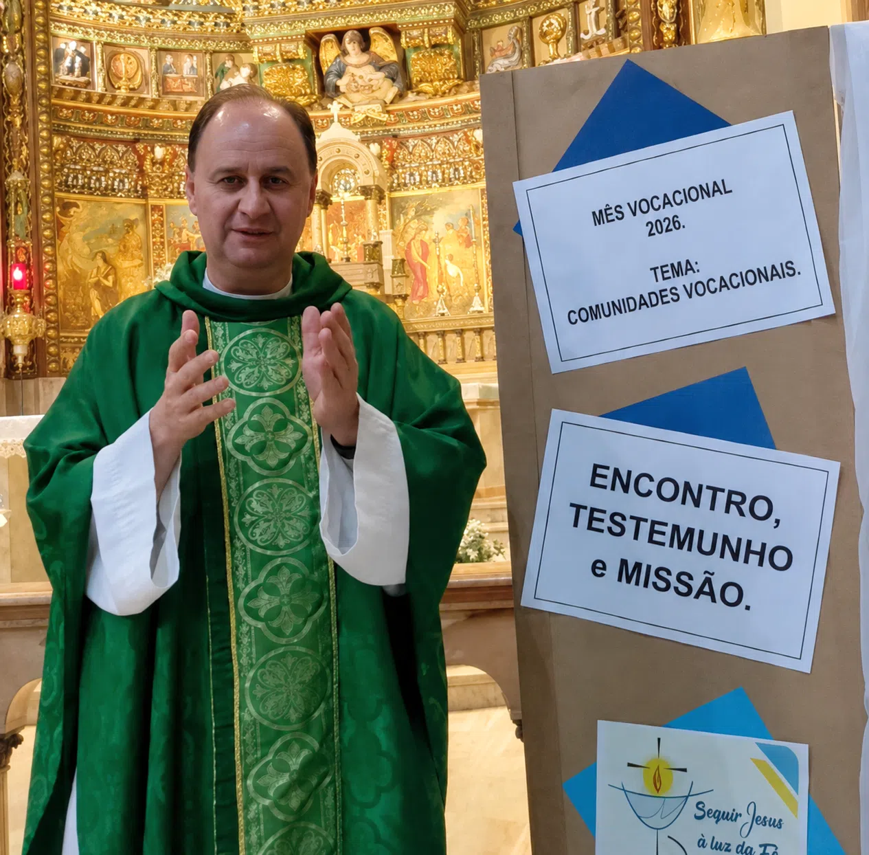Palavra do Pároco, Frei Alcimar Fioresi, para o mês de agosto de 2026